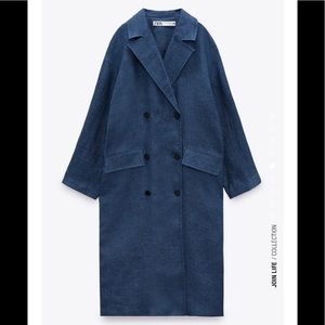 Zara Linen Coat Limited Edition